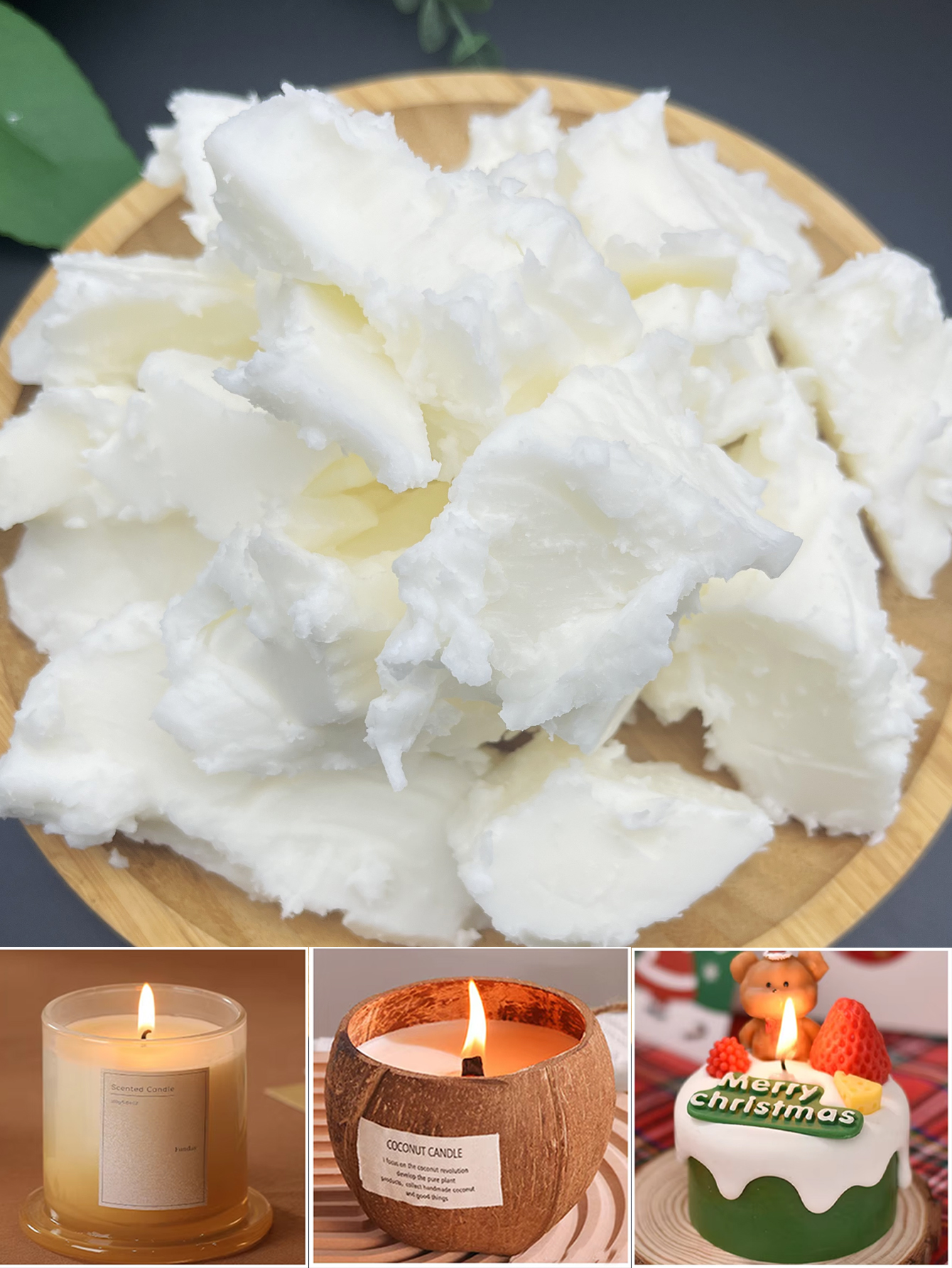 Candle Making Raw Material Wholesale - 50/100/200G Natural Coconut Wax Wholesale Handmade