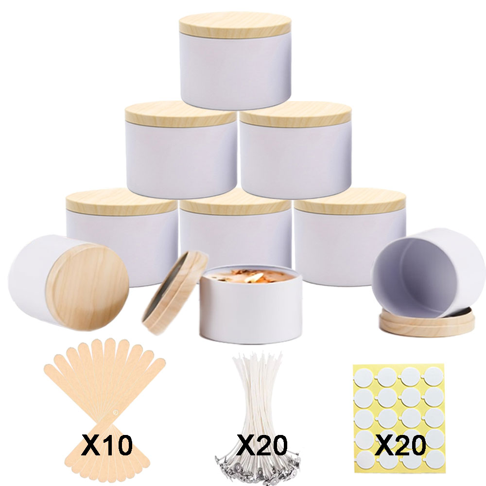 Candle Making Jars Wholesale - 58pcs Candle Making Kit 6pcs Candle