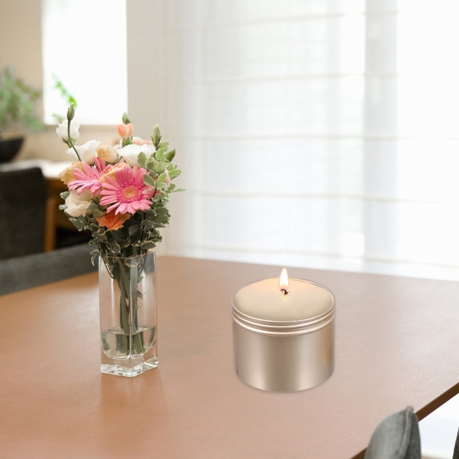 Tin Container Lid - 5Pcs Tins Aluminum Empty Metal Containers