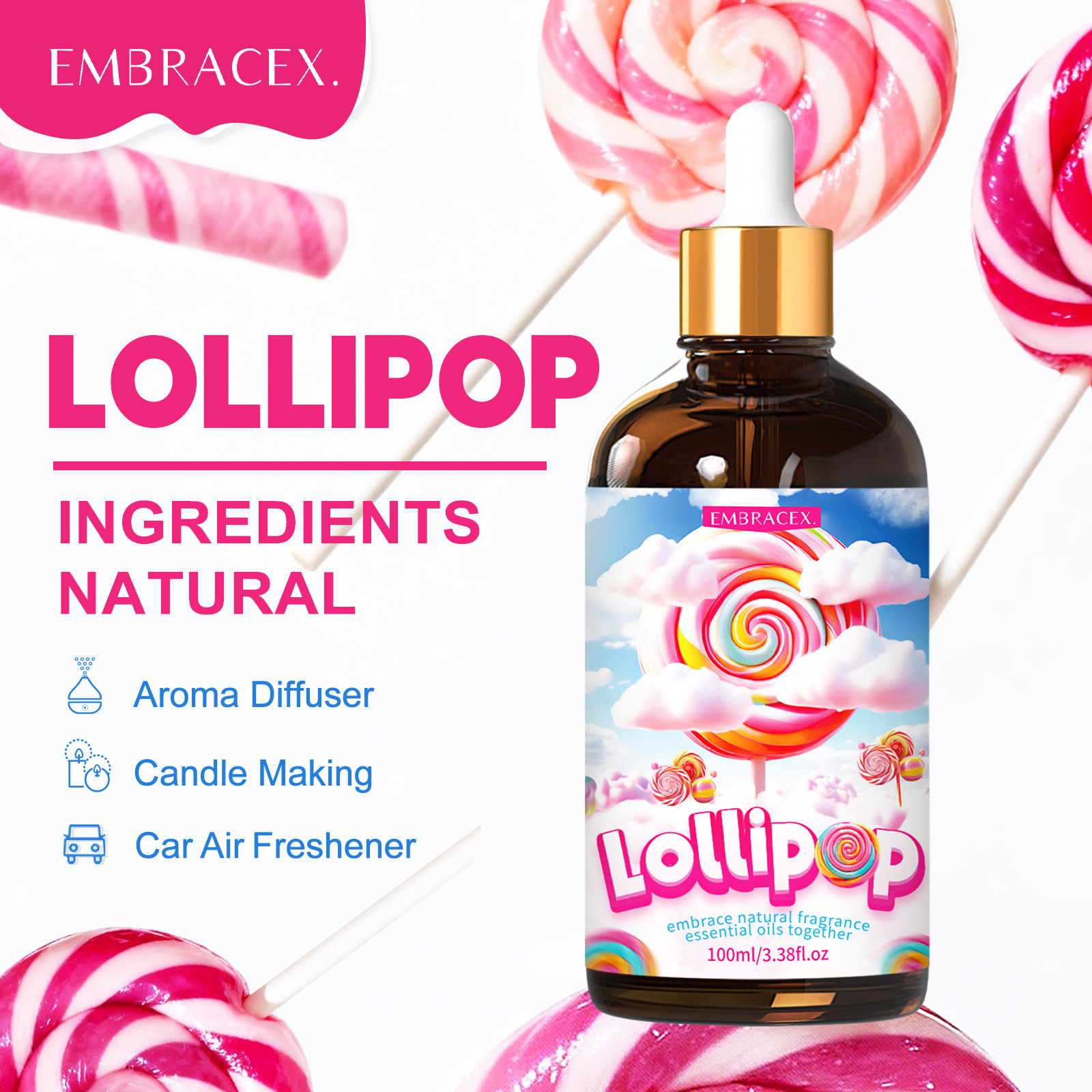 100ml Lollipop Essential Oil   – обзор и цена Candle Making Scents