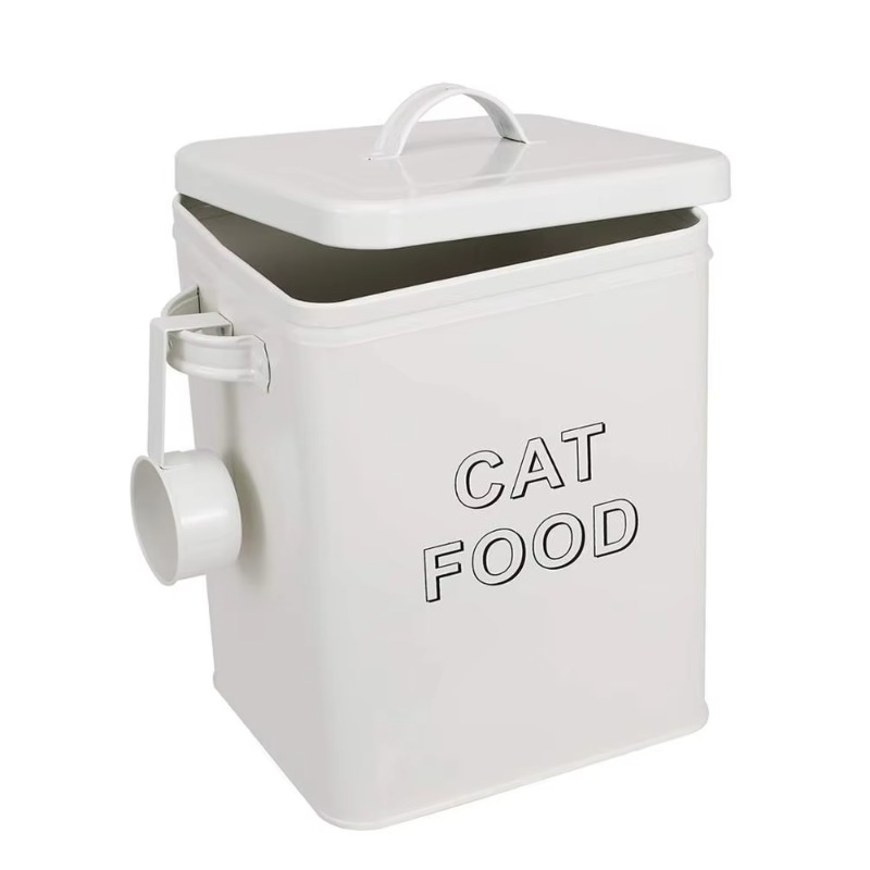 Pet Dog Treat and Food Storage – обзор и цена Tin Container Lid