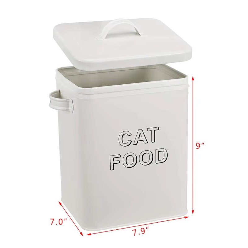 Pet Dog Treat and Food Storage – обзор и цена Tin Container Lid