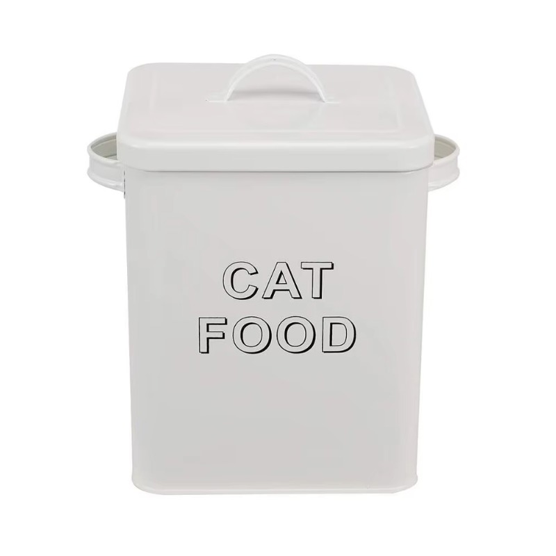 Pet Dog Treat and Food Storage – обзор и цена Tin Container Lid