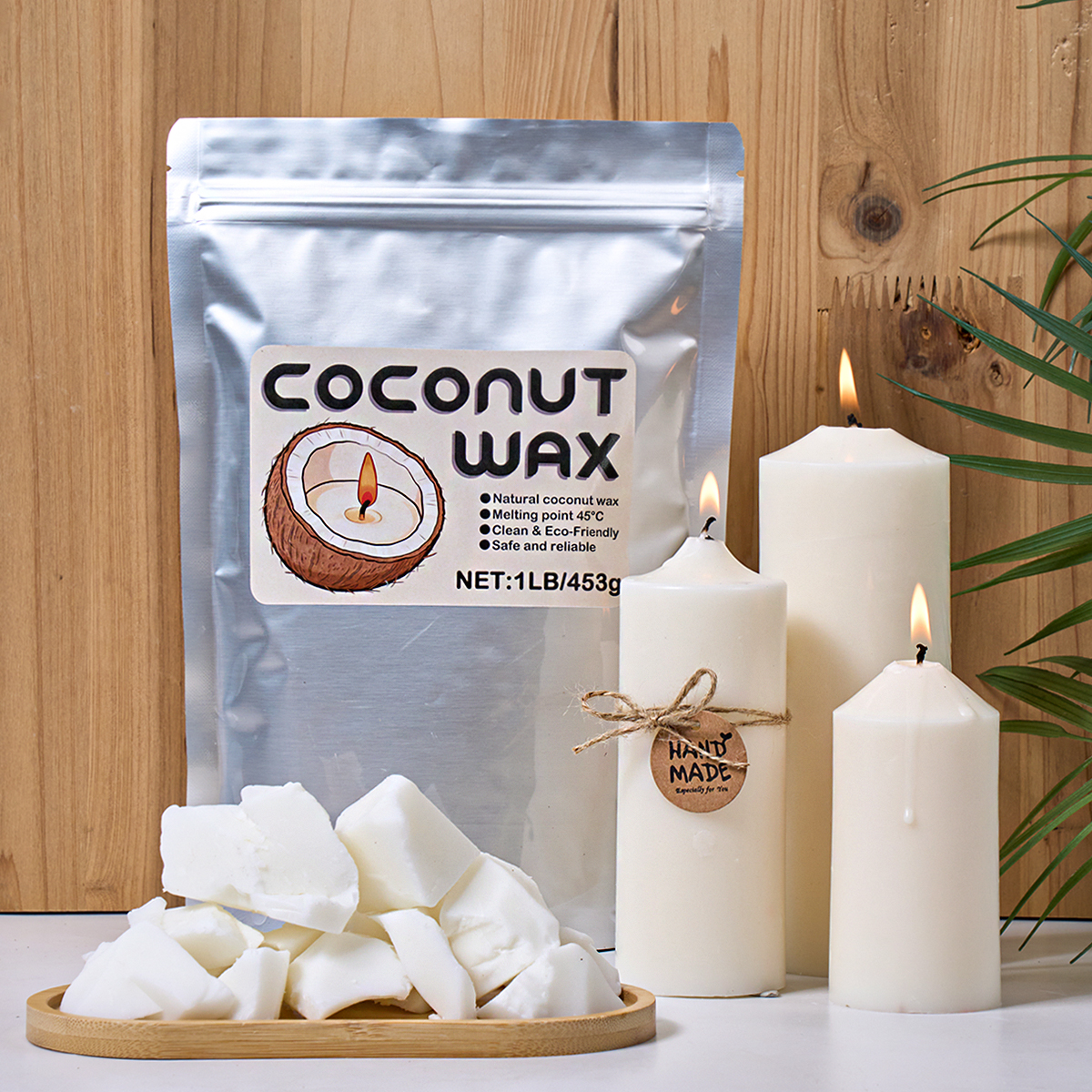 1Lb/453g Natural Coconut Wax D – обзор и цена Candle Making Scents