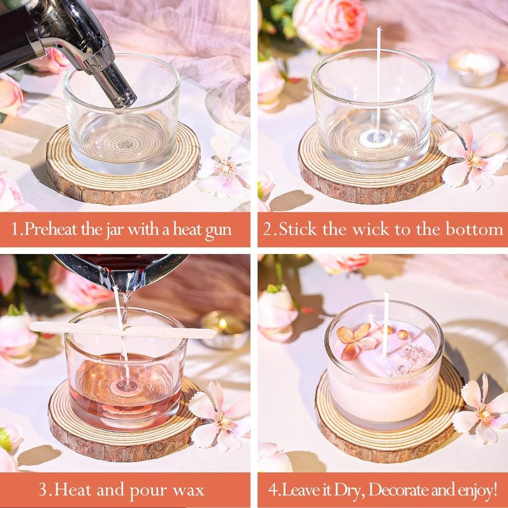 Clear Glass Candle Jars Transp – обзор и цена Candle Making Jars Wholesale