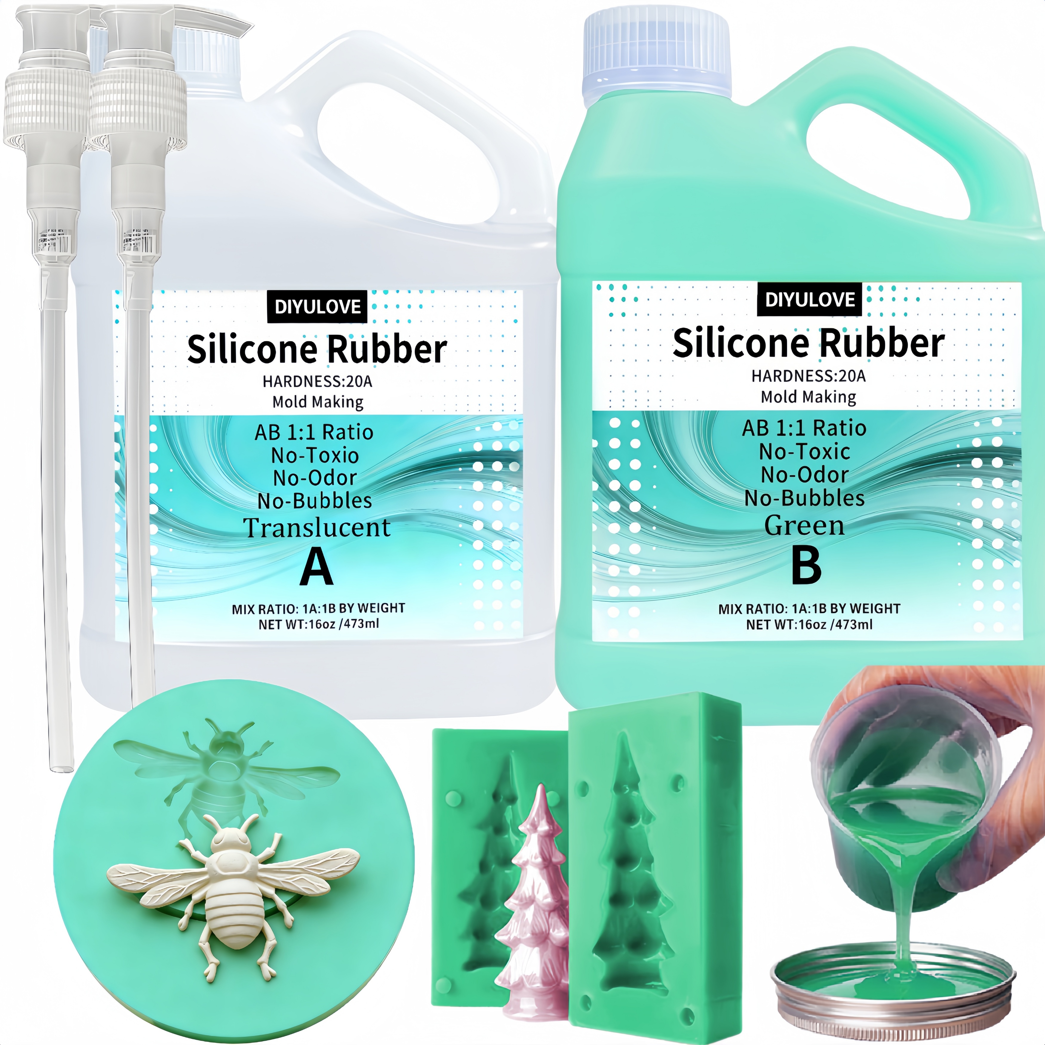 Super Elastic 15A Liquid Silic – обзор и цена Candle Making Kits