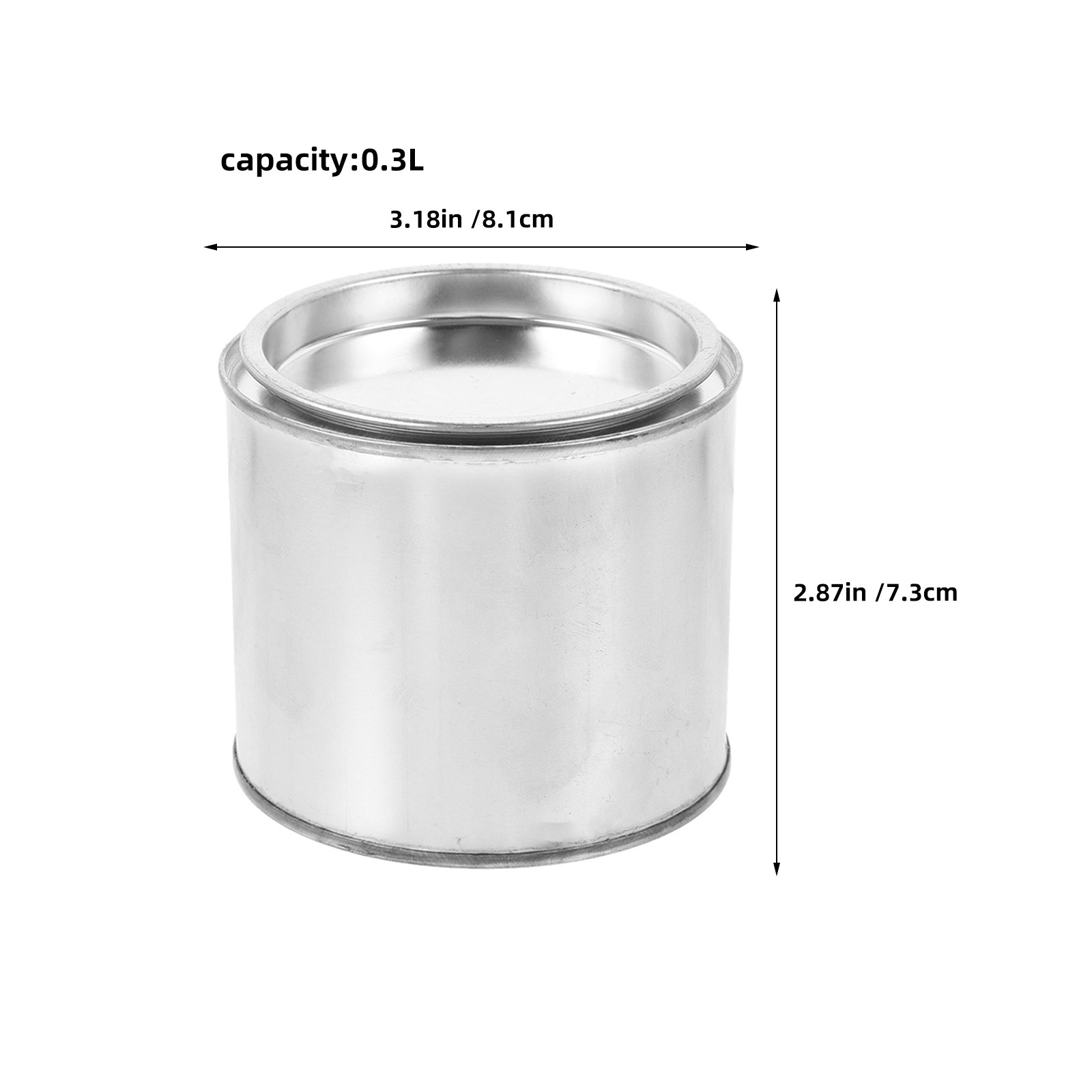 10Pcs Round Paint Cans Empty M – обзор и цена Tin Container Lid