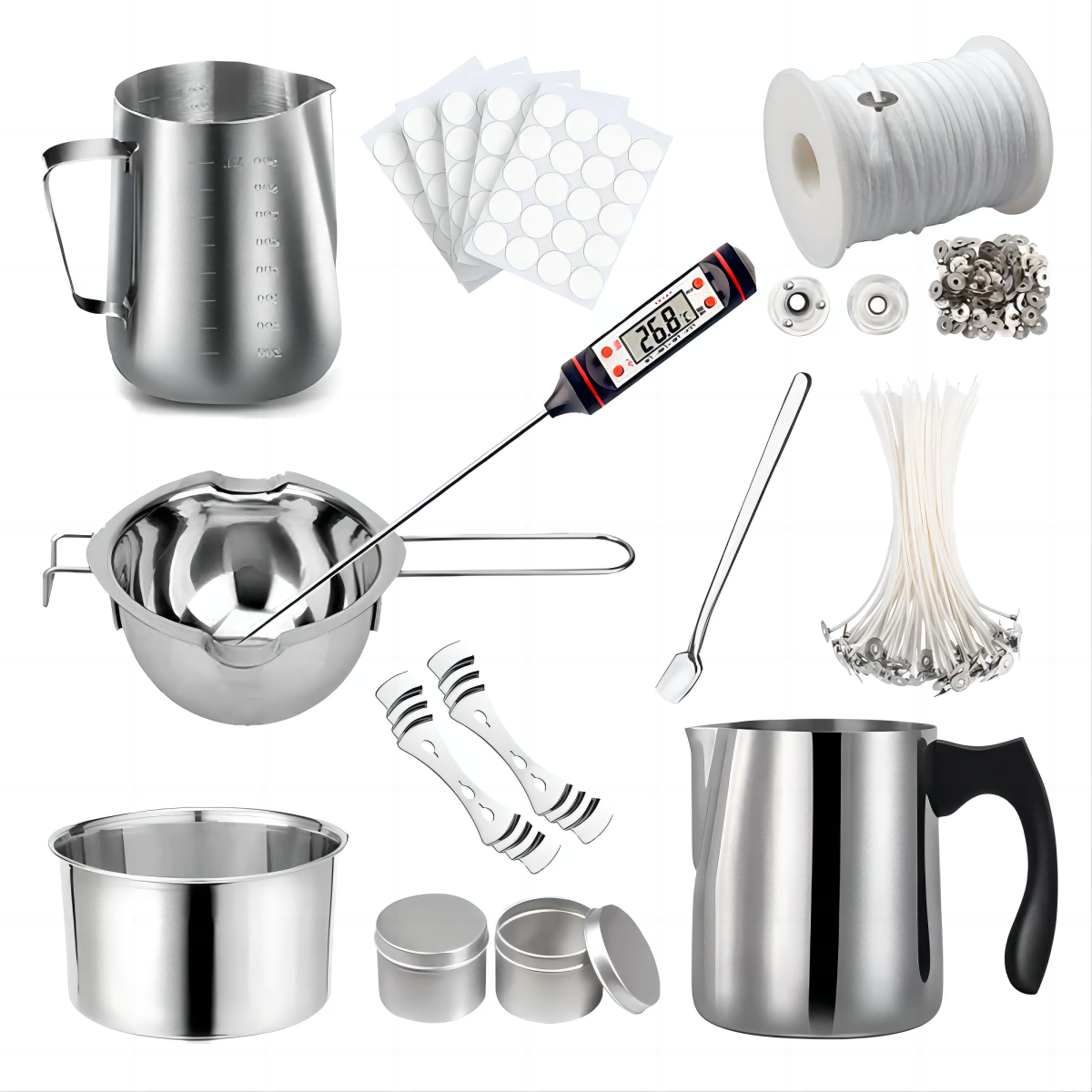 DIY Candle Making Tools Kit -  – обзор и цена Candle Making Jars Wholesale