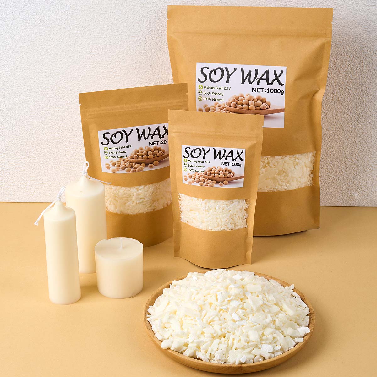 1 Pounds Pure White Soy Wax Fo – обзор и цена Candle Making Kits