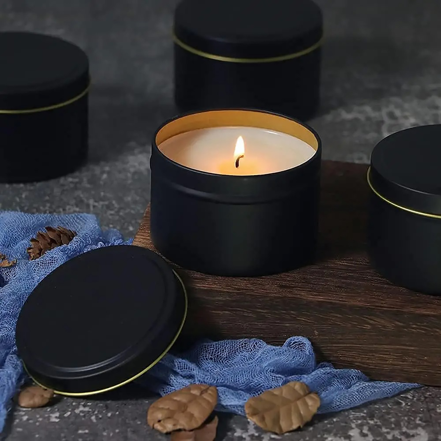 4oz/ 8oz Candle tins with lids – обзор и цена Tin Container Lid