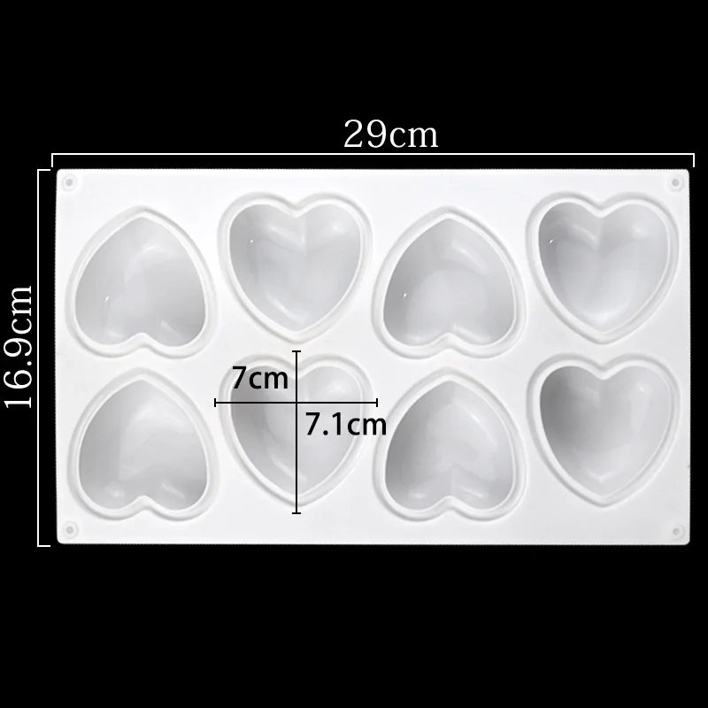 Love Heart Silicone Soap Mold  – обзор и цена Candle Making Kits