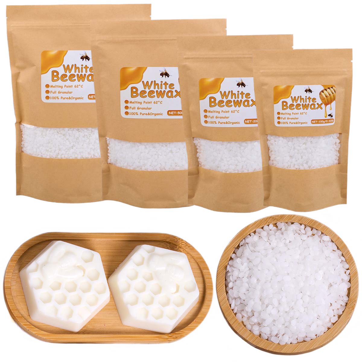 White Beeswax Pure Natural Gra – обзор и цена Candle Making Scents