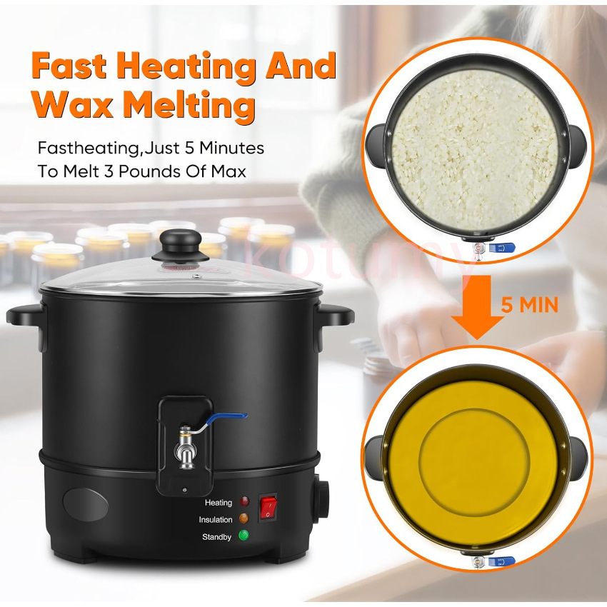 6L Small  Wax Melter Paraffin  – обзор и цена Candle Making Kits