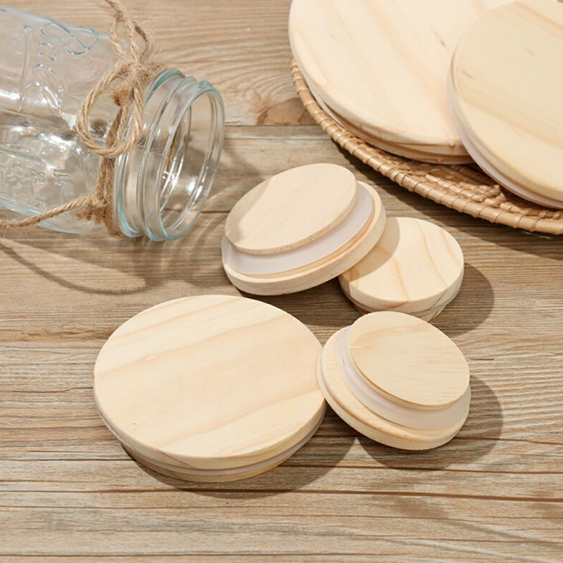 Wooden Lids Silica Gel Circle  – обзор и цена Candle Making Jars Wholesale