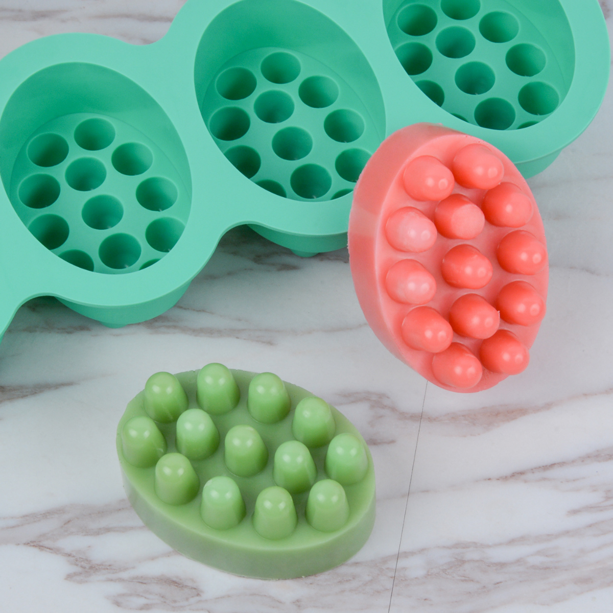 4 Hole Oval Massage Soap Silic – обзор и цена Candle Making Kits