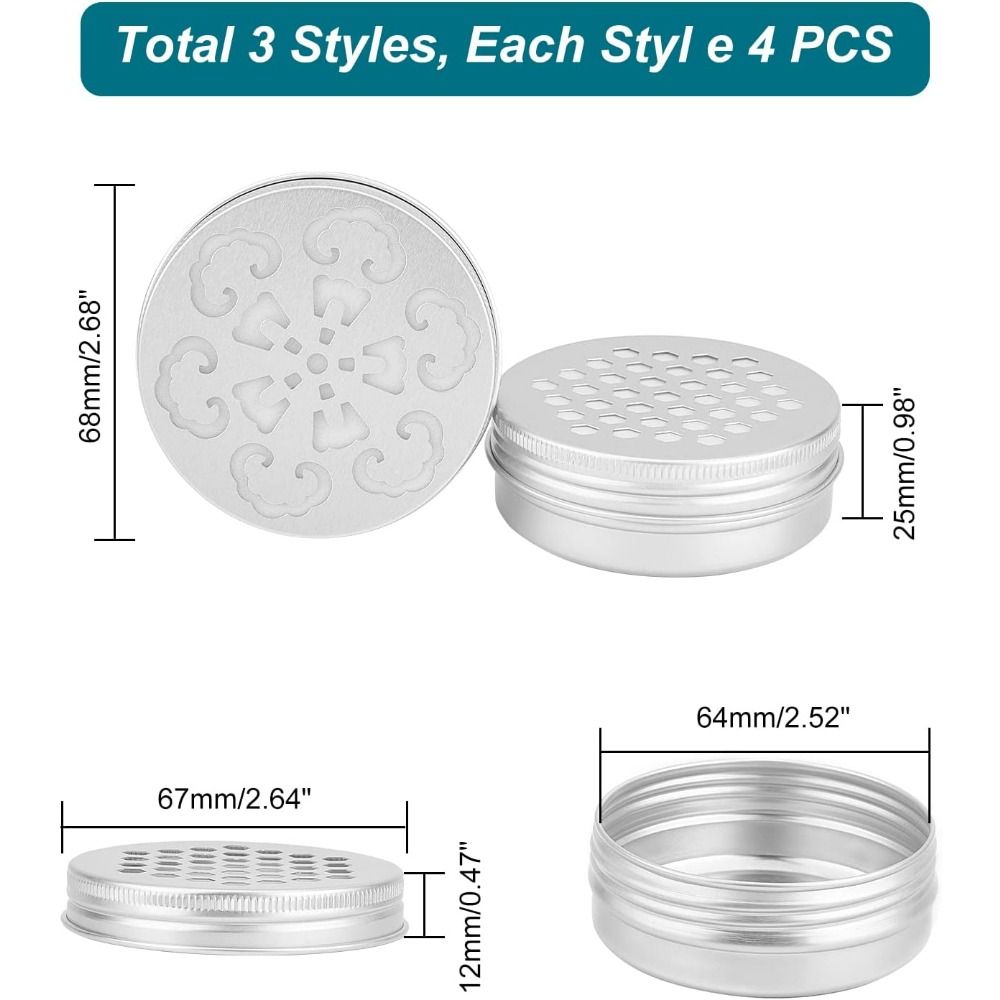 2 Ounce Aluminium Tins 12pcs 3 – обзор и цена Tin Container Lid
