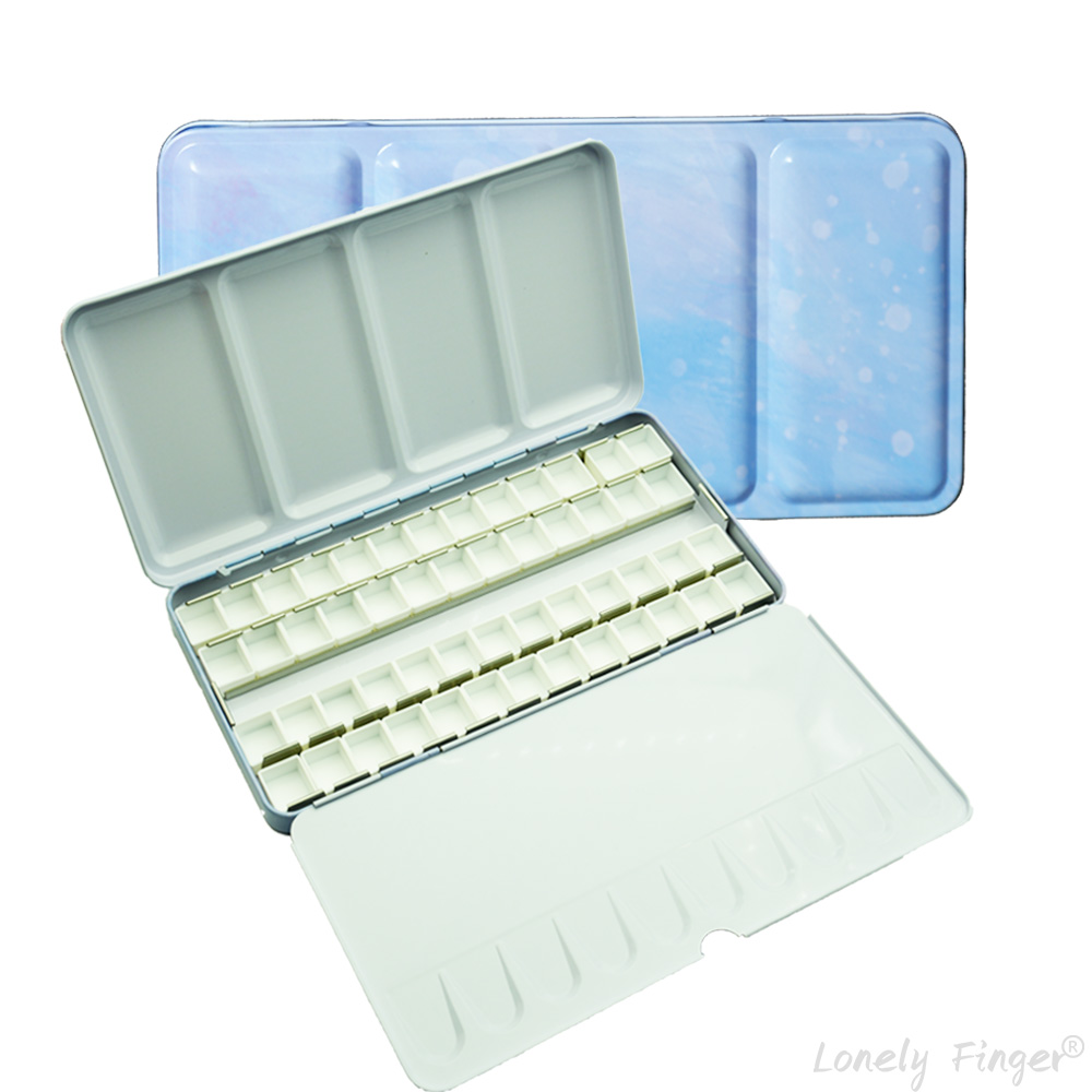 Empty Watercolor Palette Tin S – обзор и цена Tin Container Lid